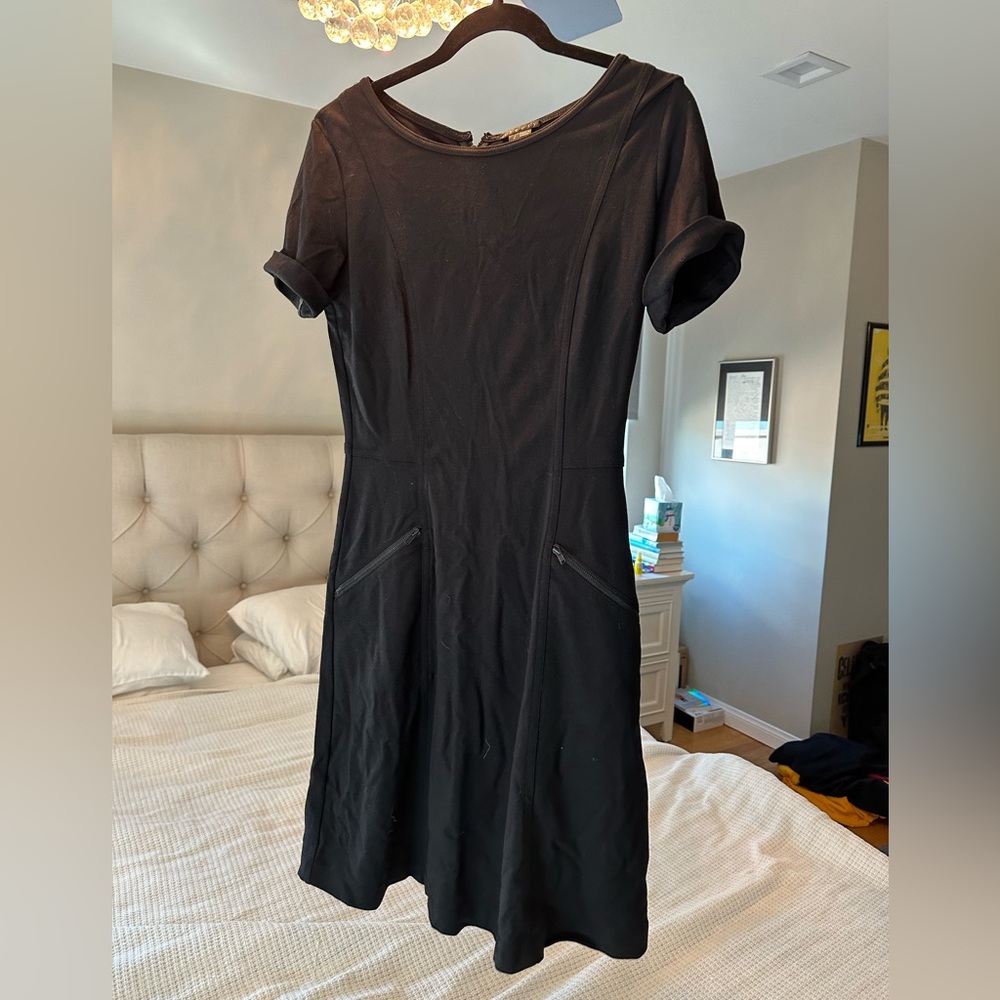 Short Sleeve Theory Dress